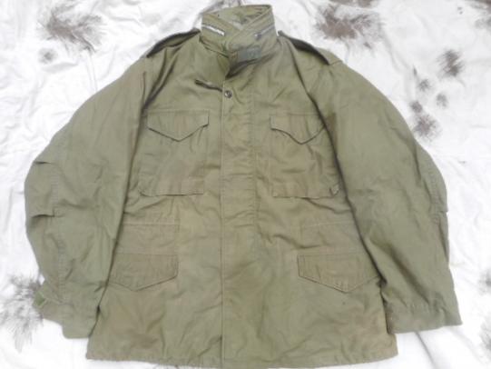 ORIGINAL US Army VIETNAM war ISSUE M65 FIELD COAT COMBAT jacket OG107 large - xl
