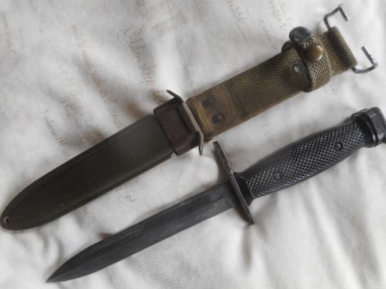 VIETNAM WAR M16 M7 M18A1 BAYONET B.M.CO  BOC