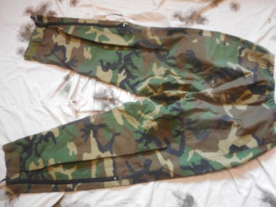 GENUINE USA USARMY ISSUE real gore tex waterproof ECWCS woodland CAMO TROUSERS