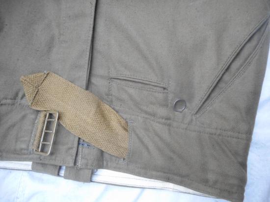 original 1943 WW2 GERMAN ARMY DAK afrikakorps MINT UNISSUED STRAIGHT LEG TROUSERS HOSE