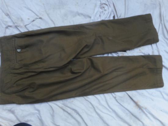 original 1943 WW2 GERMAN ARMY DAK afrikakorps MINT UNISSUED STRAIGHT LEG TROUSERS HOSE