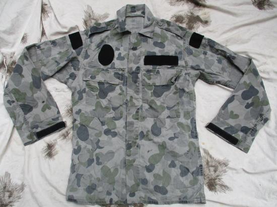 rare GENUINE issue AUSTRALIAN navy AUSCAM urban DPU camo COMBAT SHIRT S to M