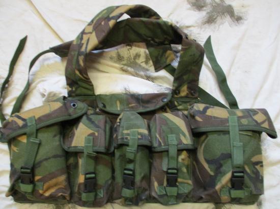 genuine BRITISH ARMY ISSUE NI plce CHEST RIG WEBBING dpm camo NEW