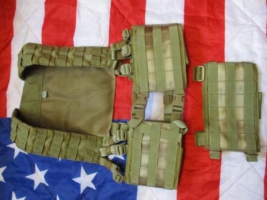 EAGLE INDUSTRIES coyote tan MOLLE H HARNESS WEBBING BELT KIT seal team devgru