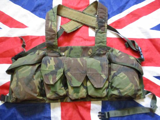 ORIGINAL old skool 80's ARKTIS dpm camo CHEST RIG WEBBING 42 COMMANDO MODEL
