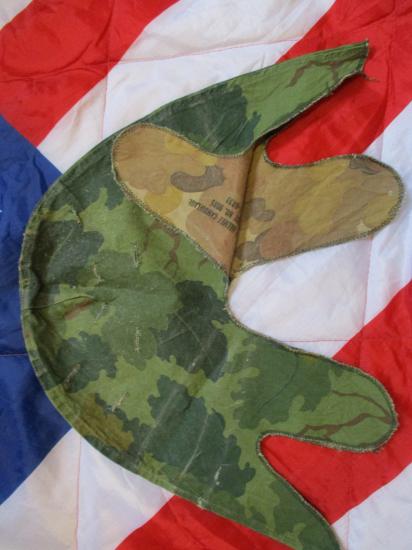 GENUINE US ARMY / USMC VIETNAM WAR Mitchell camo M1 HELMET COVER