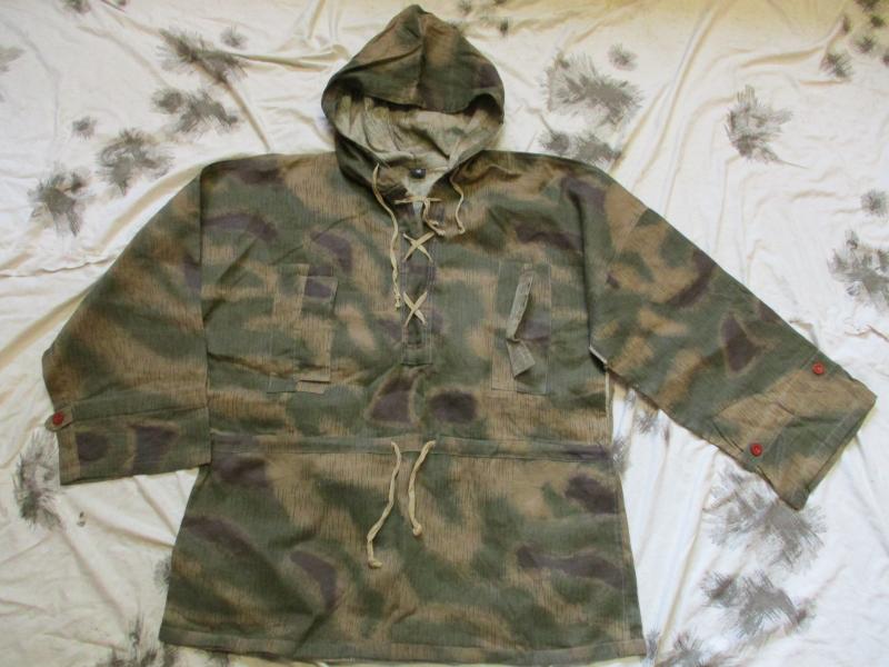 WW2 GERMAN army wh TAN & WATER SUMPFTARN CAMO TARN HBT OVER SMOCK new REPO