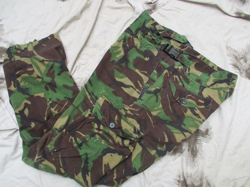 rare GENUINE ISSUE cotton GABARDINE 80s dpm sas windproof X WAIST TYPE TROUSERS