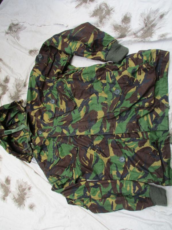 GENUINE OLD SKOOL 1980'S ERA ISSUE dpm camo cotton GABARDINE arctic windproof sas SMOCK 180/112 xl modified