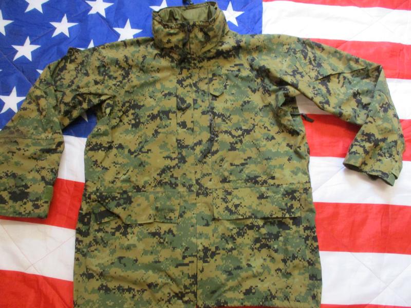 genuine USMC US MARINES marpart woodland CAMO goretex apec PARKA COAT JACKET