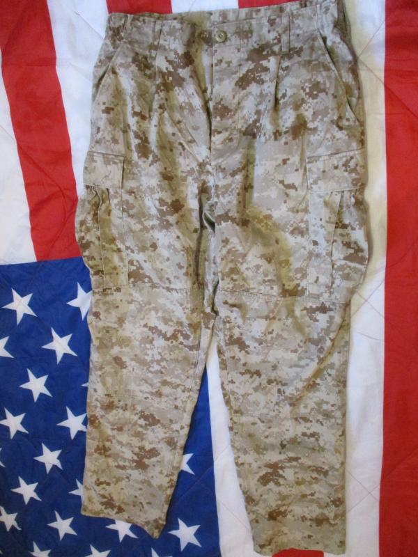 Genuine issue US MARINES USMC MARPAT DESERT marine MCCUU COMBAT TROUSERS m R