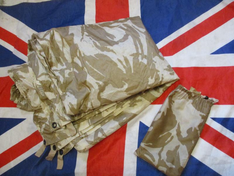 GENUINE BRITISH ARMY ISSUE desert DPM BASHA SHELTER SHEET TENT WATERPROOF TARP