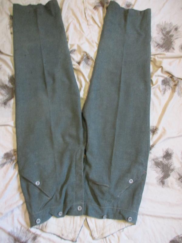 ORIGINAL GENUINE WW2 GERMAN ARMY / WAFFEN SS M36 TROUSERS PANTS HOSE