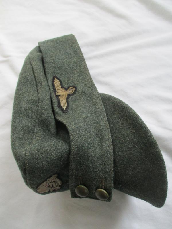 ORIGINAL WW2 GERMAN WAFFEN SS BERG MUTZE M43 FIELD CAP  feldmutze