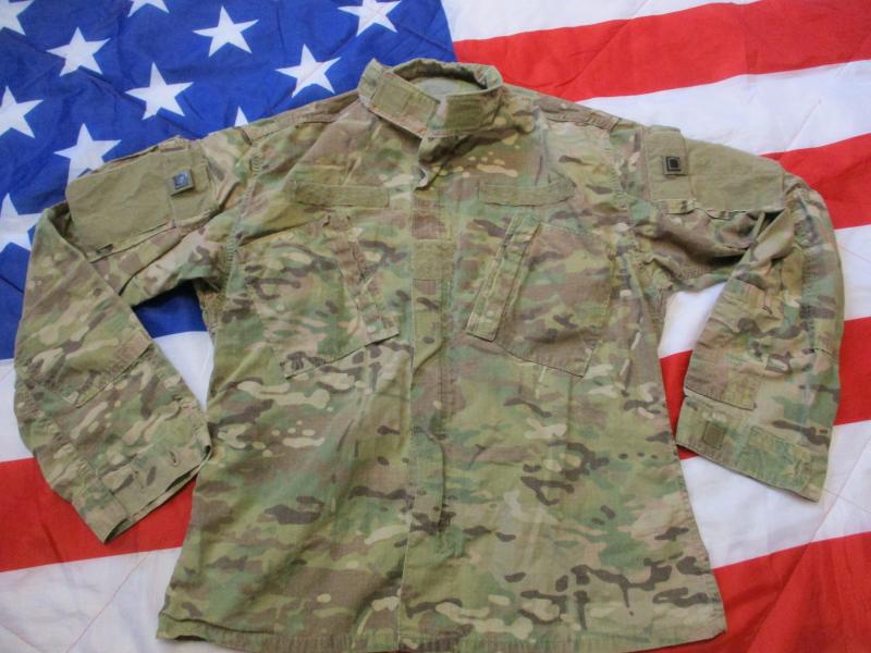 Genuine ISSUE usa US ACU multicam OCP FR flame resistant COMBAT SHIRT JACKET M