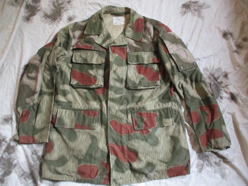 RARE WEST GERMAN ARMY BGS BORDER GUARD ISSUE tan & water sumpf tarn CAMO JACKET