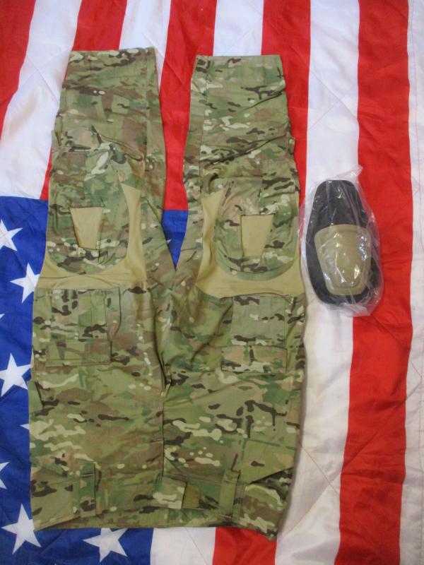 brand new CRYE PRECISION GEN II COMBAT TROUSERS multicam 34 R & PADS