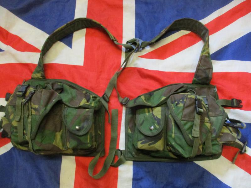 ORIGINAL old skool ARKTIS dpm camo CHEST RIG WEBBING split front MODEL