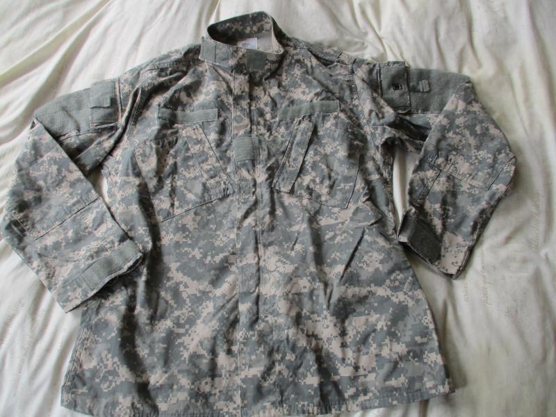 Genuine ISSUE usa US ARMY / SF ACU COMBAT SHIRT JACKET digital au CAMO AMERICAN M L