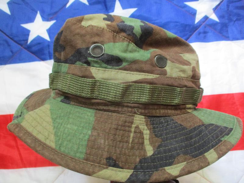 GENUINE propper USA US AMERICAN M81 woodland camo BOONIE JUNGLE HAT size 7 1/4 m