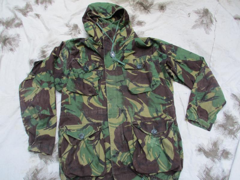GENUINE ISSUE dpm OLD SKOOL 80s cotton GABARDINE sas windproof SMOCK 180/96 m-L