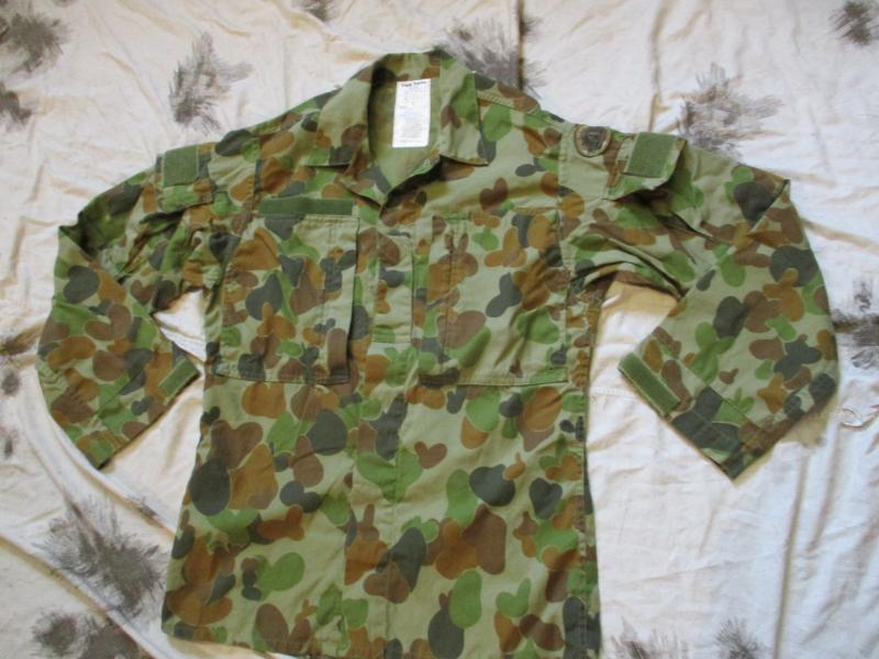 GENUINE issue AUSTRALIAN army JUNGLE AUSCAM DPU camo COMBAT SHIRT hard yakka 85s