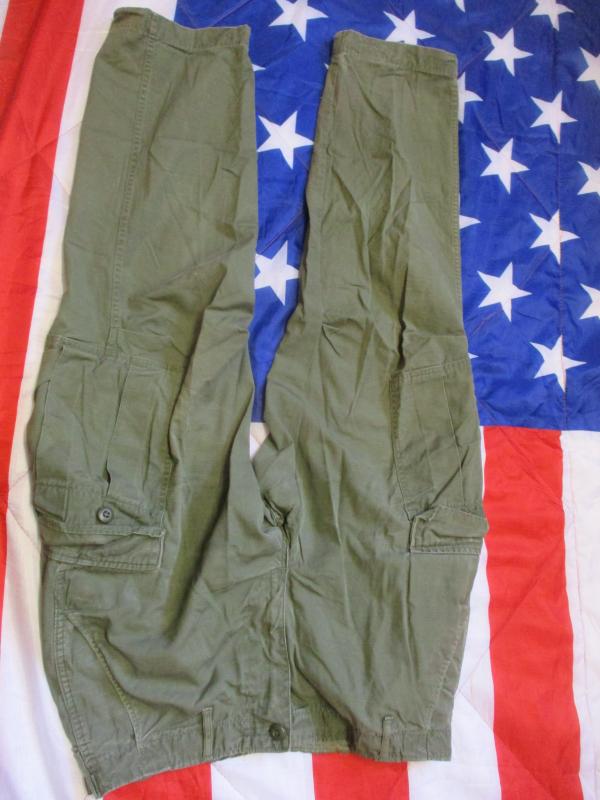 GENUINE 1969 US ARMY VIETNAM War SLANT POCKET jungle TROUSERS og107 green M s