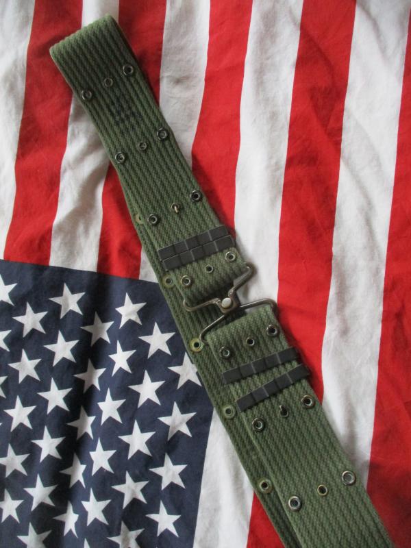 GENUINE US ARMY / USMC issue VIETNAM WAR M56 M 1956 WEBBING BELT M to L