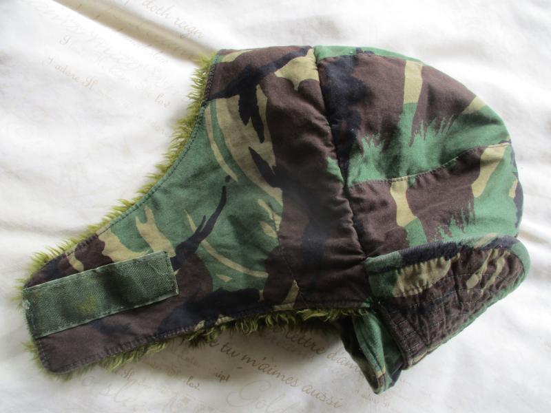 GENUINE issue Falklands war ARCTIC PATROL HAT CAP 70s DPM PRINT sas windproof 68