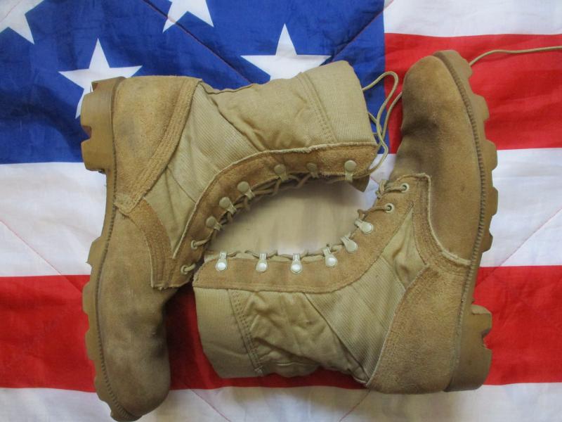 GENUINE USARMY / USMC ISSUE Gulf war 1 PANAMA DESERT COMBAT BOOTS UK 10.5 USA 11