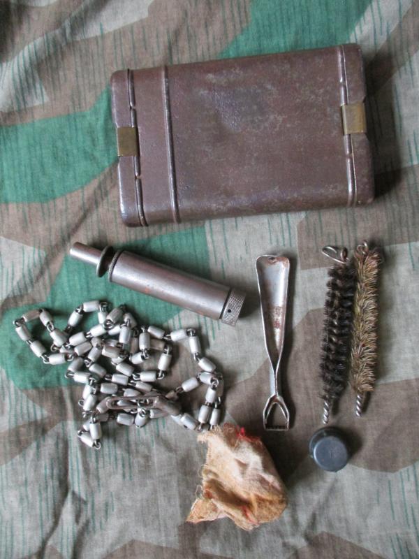 original 1937 WW2 GERMAN ARMY / Waffen SS / LUFTWAFFE K98 CLEANING KIT COMPLETE