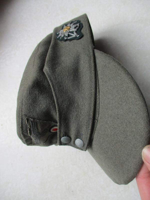 WW2 GERMAN ARMY WH MOUNTAIN TROOPS M43 FIELD SKI CAP