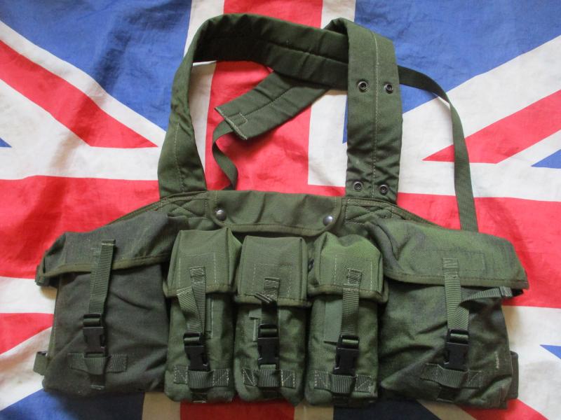 RARE BRITISH ARMY / SAS ISSUE NI northern ireland plce CHEST WEBBING og green