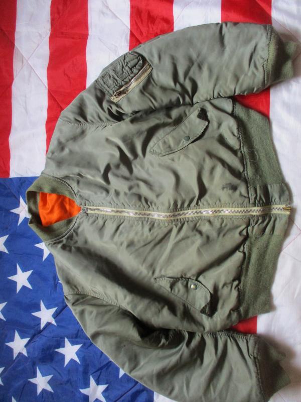 GENUINE USAF US AIR FORCE issue ALPHA INDUSTRIES MA1 bomber pilot JACKET L - xL