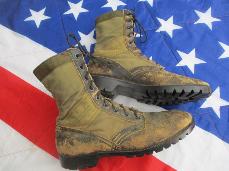 GENUINE 1960,s US ARMY / USMC VIETNAM WAR issue CIC JUNGLE COMBAT BOOTS us11
