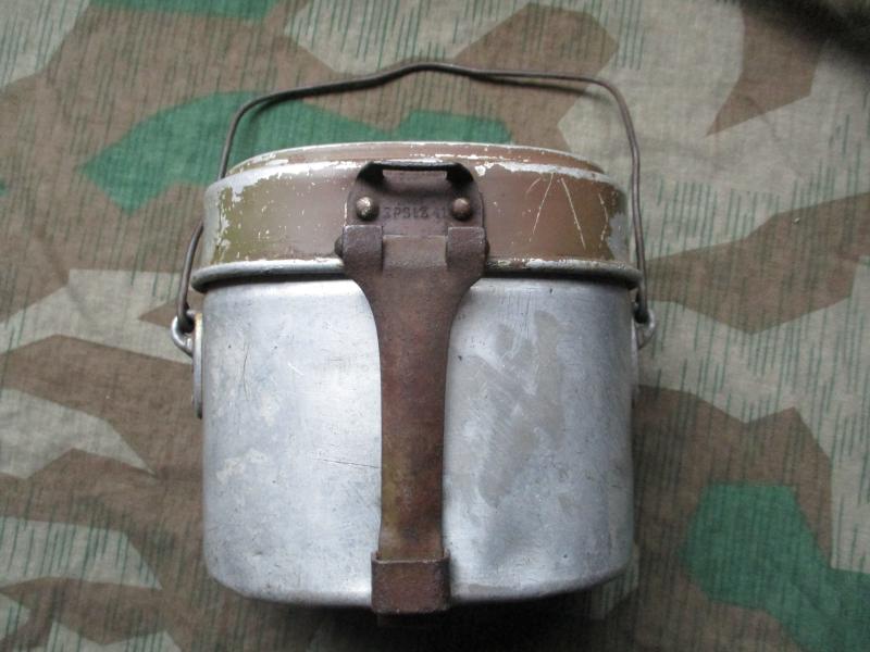 genuine WW2 GERMAN ARMY / Waffen SS / luftwaffe Fallschirmjager - ground troopsMESS TIN SET ESB41=1941 NORMANDY camo