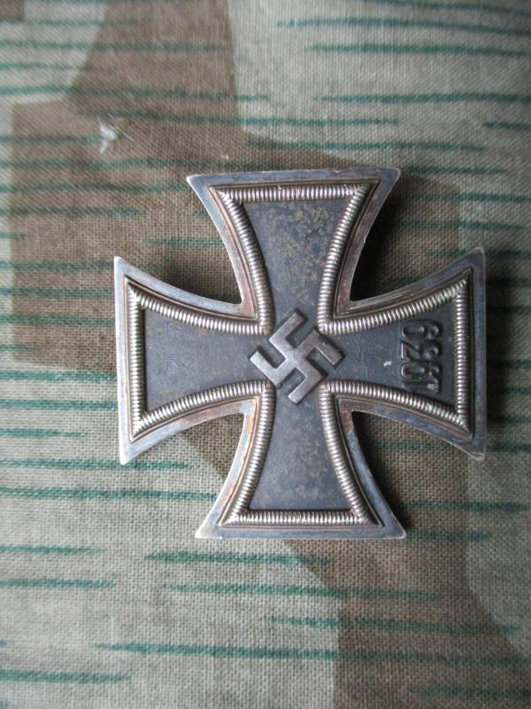 ORIGINAL WW2 GERMAN third reich IRON CROSS FIRST CLASS EK1