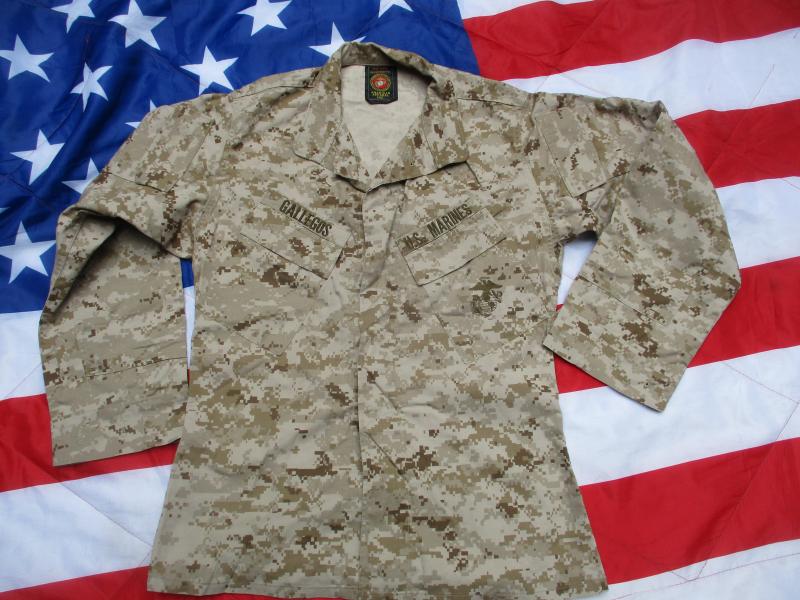 Genuine issue US MARINES USMC marine MARPAT desert SHIRT JACKET BLOUSE MCCUU
