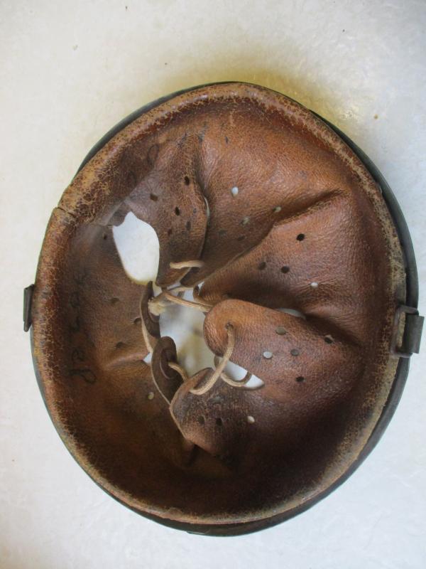 ORIGINAL 1943 WW2 GERMAN ARMY Waffen SS luftwaffe M40 M42 HELMET LINER for SIZE 62 shell HEAD SIZE 54 CM
