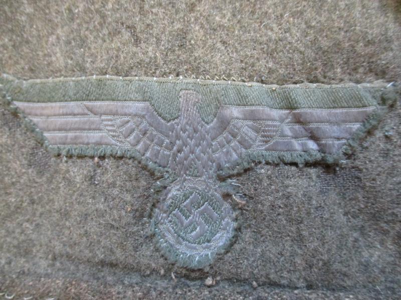 ORIGINAL WW2 GERMAN ARMY 1942 dated M42 TUNIC UPGRADE TO M43 extra pictures