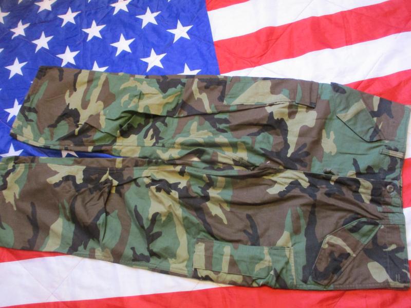 GENUINE 1985 issue USA  us army / usmc AMERICAN M81 woodland CAMO M65 cold weather TROUSERS new