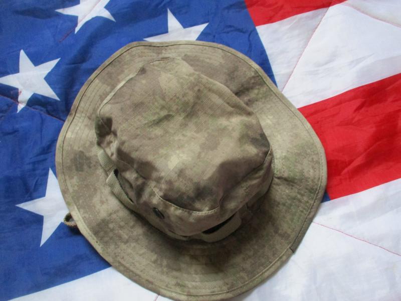 KOMBAT UK ATACS AU camo JUNGLE DESERT BOONIE HAT size MEDIUM 58CM 7 1/4 new
