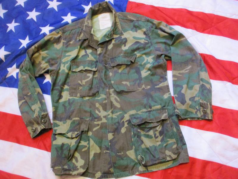 1980 US ARMY / NAVY Vietnam war erdl brown camo RDF Jungle COMBAT JACKET COAT