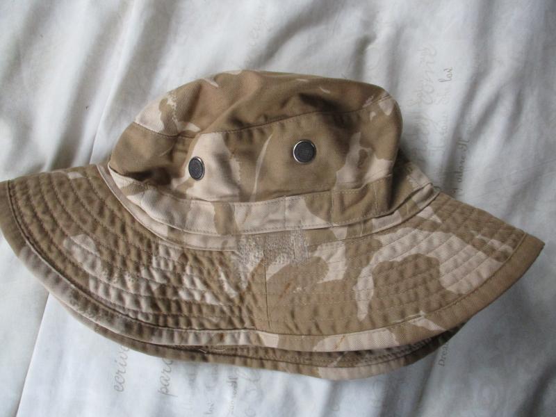 BRITISH ARMY / SAS B20 issue gulf war 1 DESERT DPM DDPM BUSH BOONIE HAT 56CM s-m