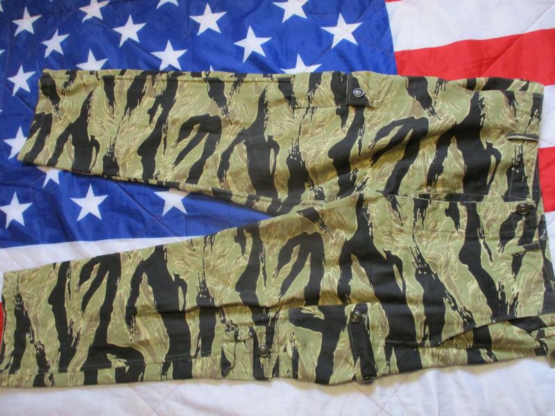 SM WHOLESALE USA golden TIGER STRIPE VIETNAM WAR combat TROUSERS pants LARGE