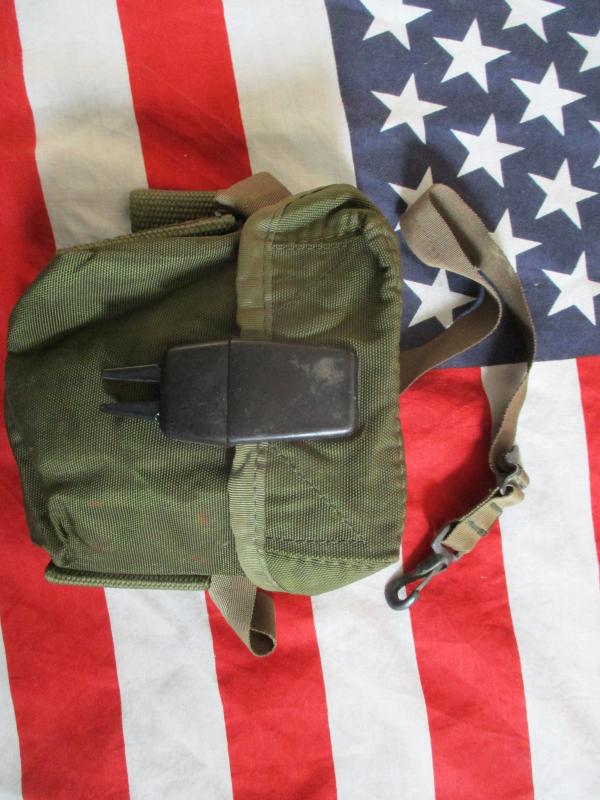 GENUINE 1968 US ARMY USMC issue VIETNAM WAR M67 ALICE WEBBING 20rd MAG M16 case POUCH