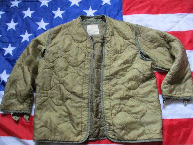 genuine US ARMY ISSUE M65 COAT COMBAT jacket LINER LARGE early vietnam war
