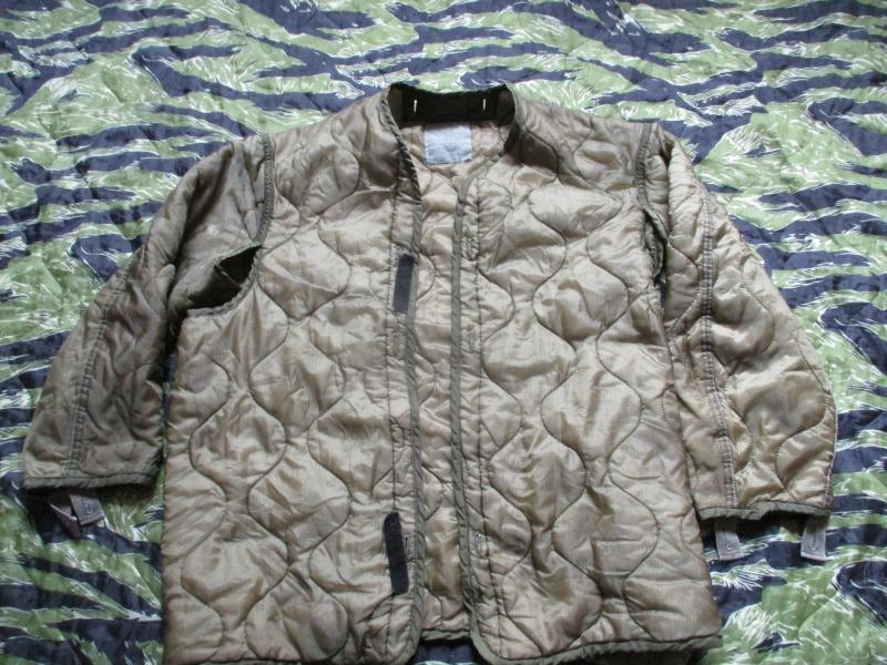 genuine 1984 US ARMY ISSUE M65 COAT COMBAT jacket LINER LARGE same as vietnam war