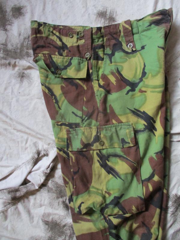 GENUINE Falklands WAR ERA old type 1968 68 DPM JUNGLE TROPICAL COMBAT TROUSERS
