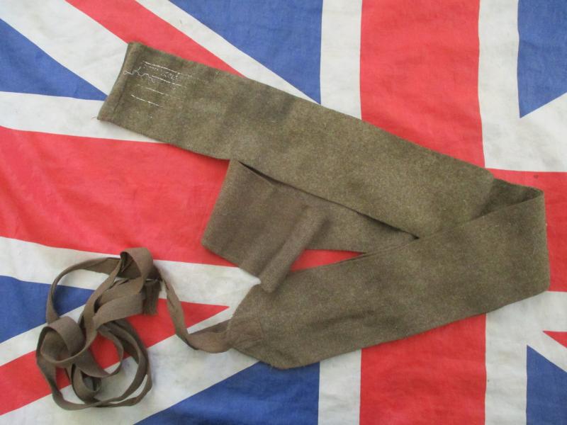 BRITISH ARMY / PARATROOPER PARA FALKLANDS war era ISSUE DMS BOOT PUTTIES GAITERS